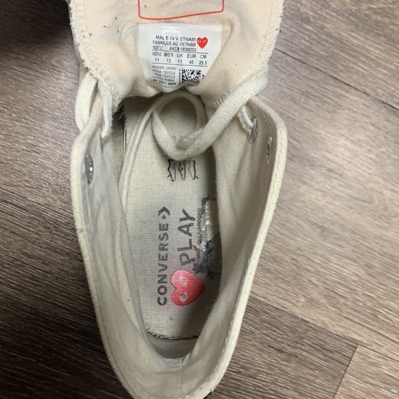 Comme des Garcons & Converse high top shoes - Picture 8 of 10